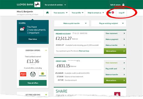 log into my lloyds bank account.